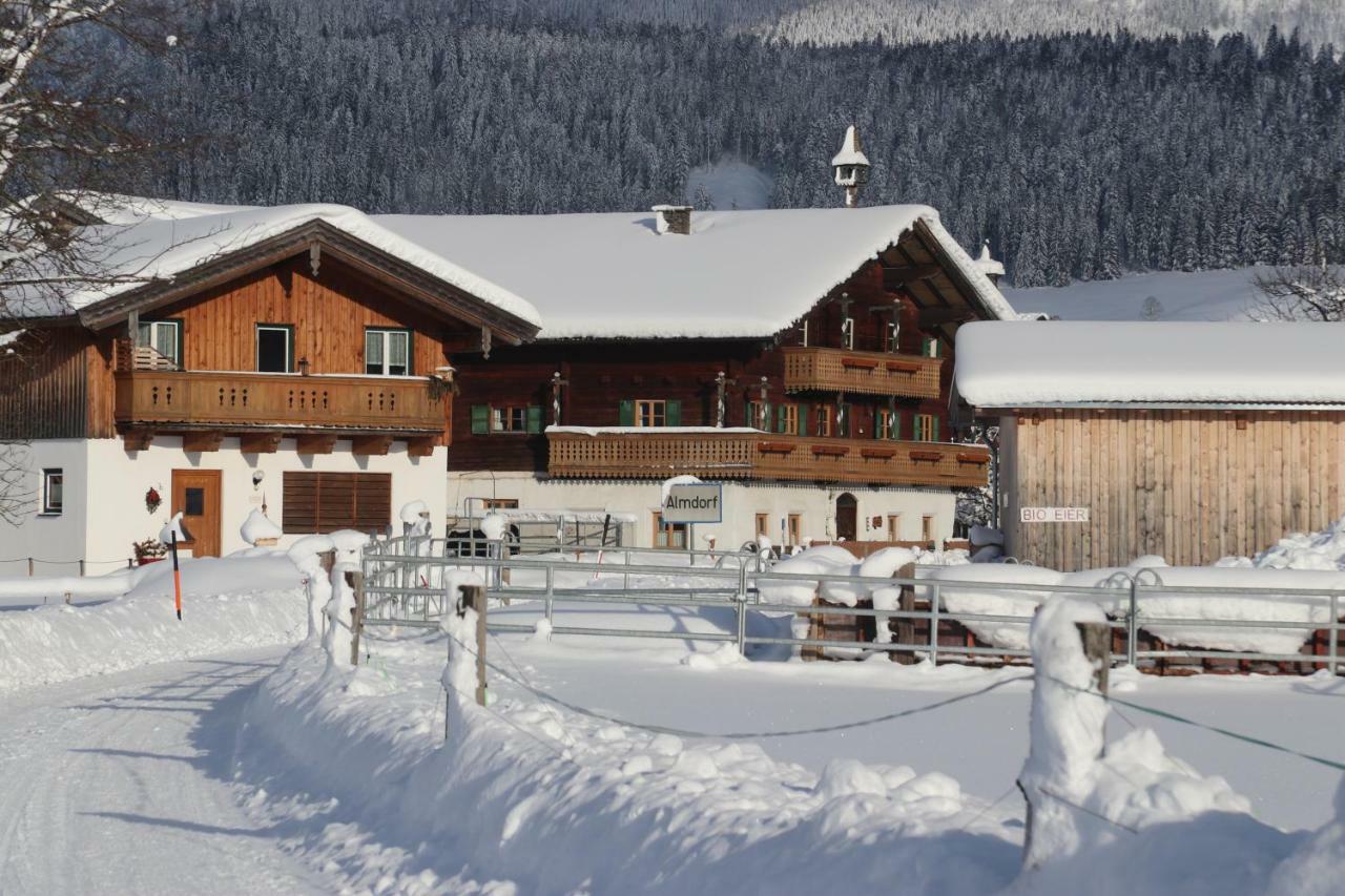 Biobauernhof Jagglhof Apartment Saalfelden Exterior photo